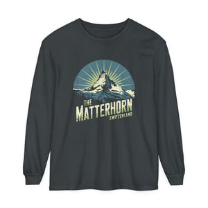 Matterhorn Switzerland Comfort Colors Unisex Long Sleeve T-Shirt