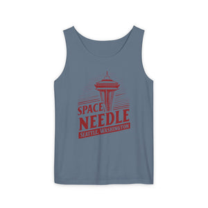 Space Needle Seattle Washington Comfort Colors Tank Top