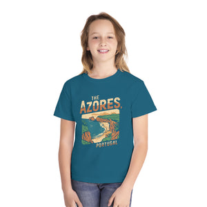 The Azores Portugal Comfort Colors Youth Kids T-Shirt