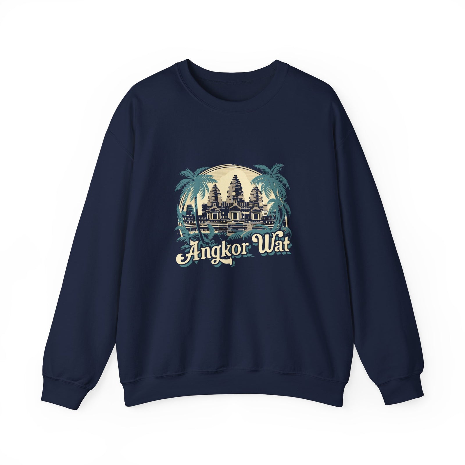 Angkor Wat Cambodia Gildan Unisex Crewneck Sweatshirt