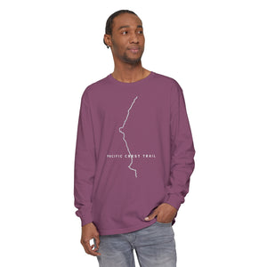 Pacific Crest Trail Comfort Colors Unisex Long Sleeve T-Shirt