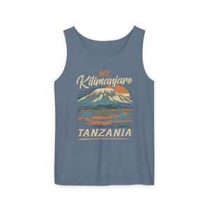 Mount Kilimanjaro Tanzania Comfort Colors Tank Top