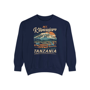 Mount Kilimanjaro Tanzania Comfort Colors Unisex Sweatshirt