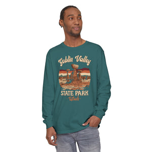 Goblin Valley State Park Utah Comfort Colors Unisex Long Sleeve T-Shirt