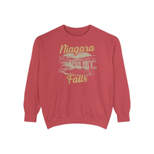 Niagara Falls New York Ontario Comfort Colors Unisex Sweatshirt