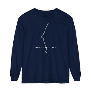 Pacific Crest Trail Comfort Colors Unisex Long Sleeve T-Shirt