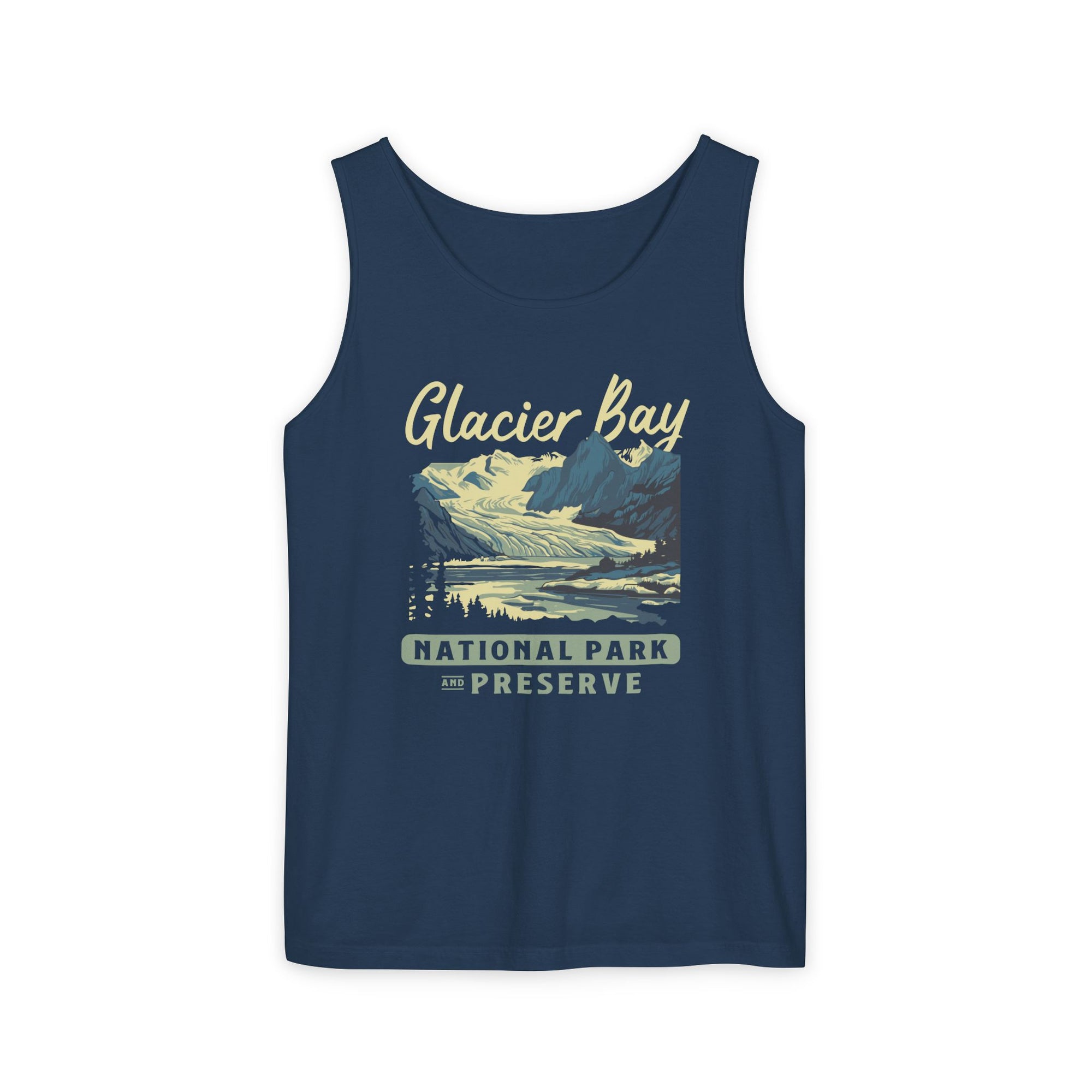 Glacier Bay National Park Alaska Comfort Colors Tank Top