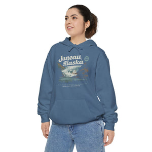 Juneau Alaska Comfort Colors Unisex Hoodie