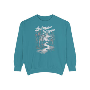 Louisiana Bayou Comfort Colors Unisex Sweatshirt
