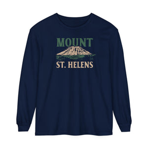 Mount St. Helens Washington Comfort Colors Unisex Long Sleeve T-Shirt