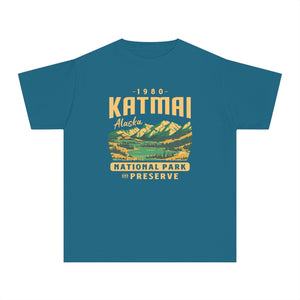 Katmai National Park Alaska Comfort Colors Youth Kids T-Shirt