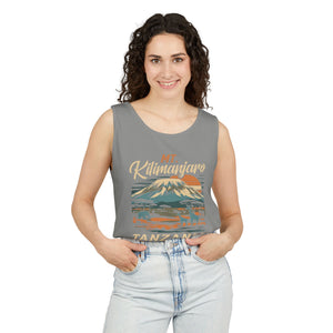 Mount Kilimanjaro Tanzania Comfort Colors Tank Top