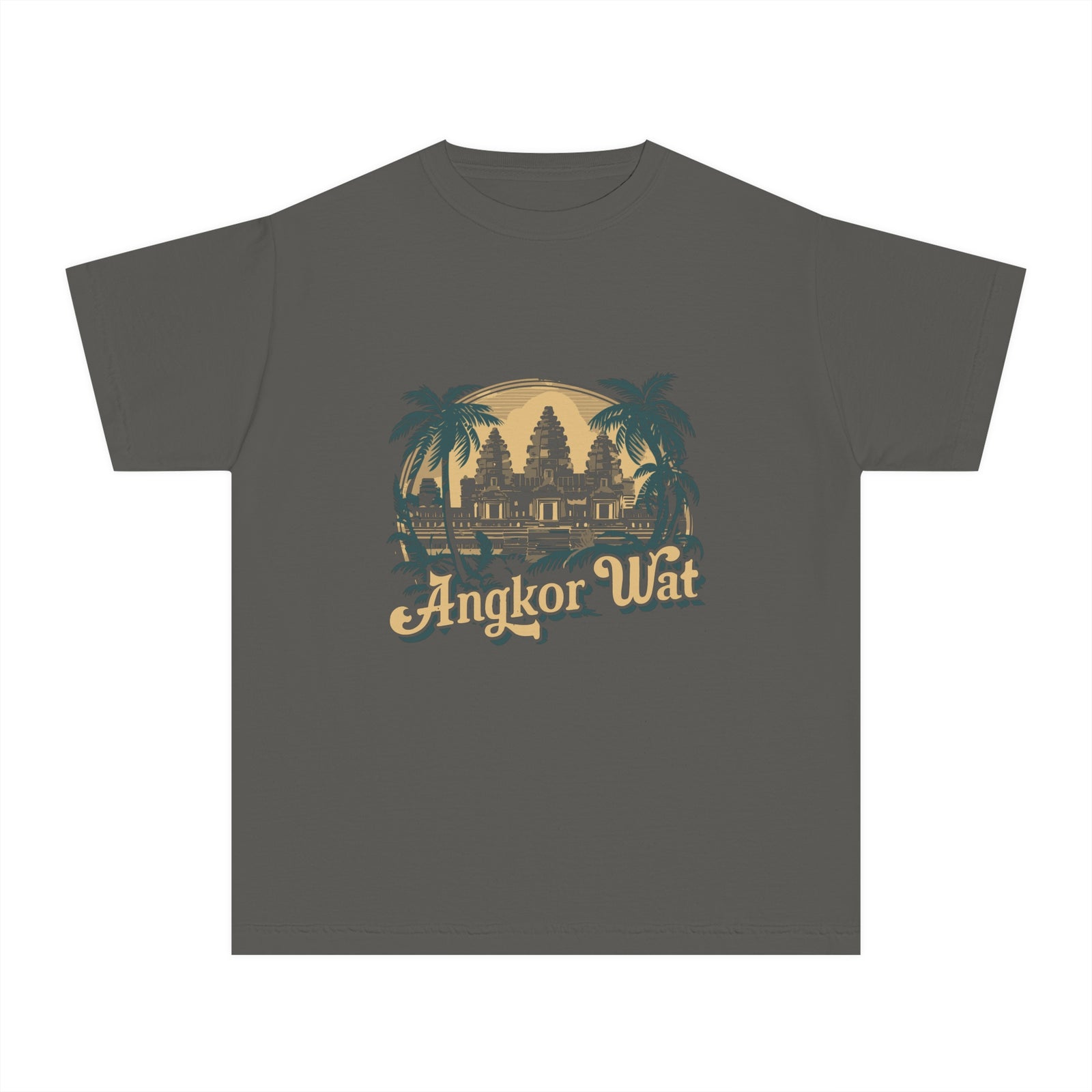 Angkor Wat Cambodia Comfort Colors Youth Kids T-Shirt