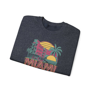 Miami Florida Gildan Unisex Crewneck Sweatshirt