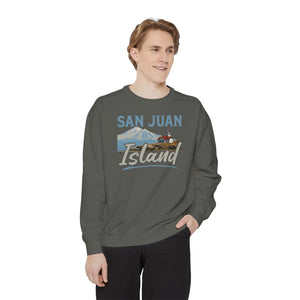 San Juan Island Washington Comfort Colors Unisex Sweatshirt