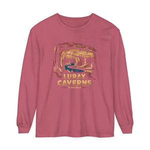 Luray Caverns Virginia Comfort Colors Unisex Long Sleeve T-Shirt
