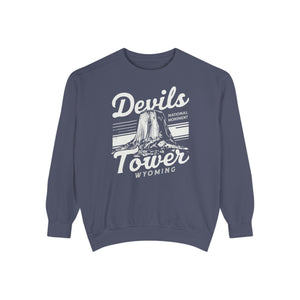 Devils Tower Wyoming Comfort Colors Unisex Sweatshirt