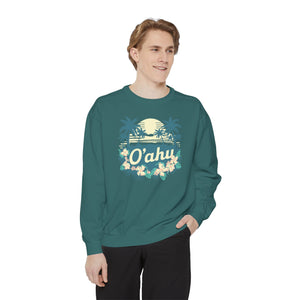 Oahu Hawaii Comfort Colors Unisex Sweatshirt