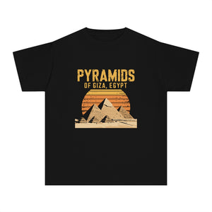 Pyramids of Giza Egypt Comfort Colors Youth Kids T-Shirt