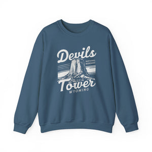 Devils Tower Wyoming Gildan Unisex Crewneck Sweatshirt