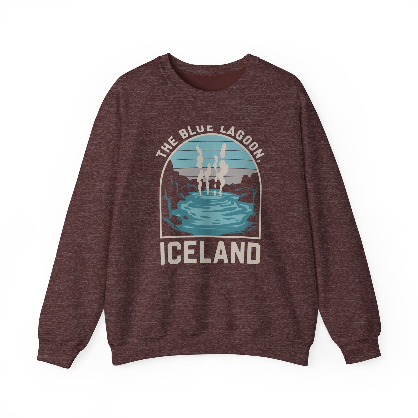 Blue Lagoon Iceland Gildan Unisex Crewneck Sweatshirt
