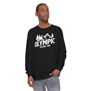 Olympic National Park Washington Comfort Colors Unisex Long Sleeve T-Shirt