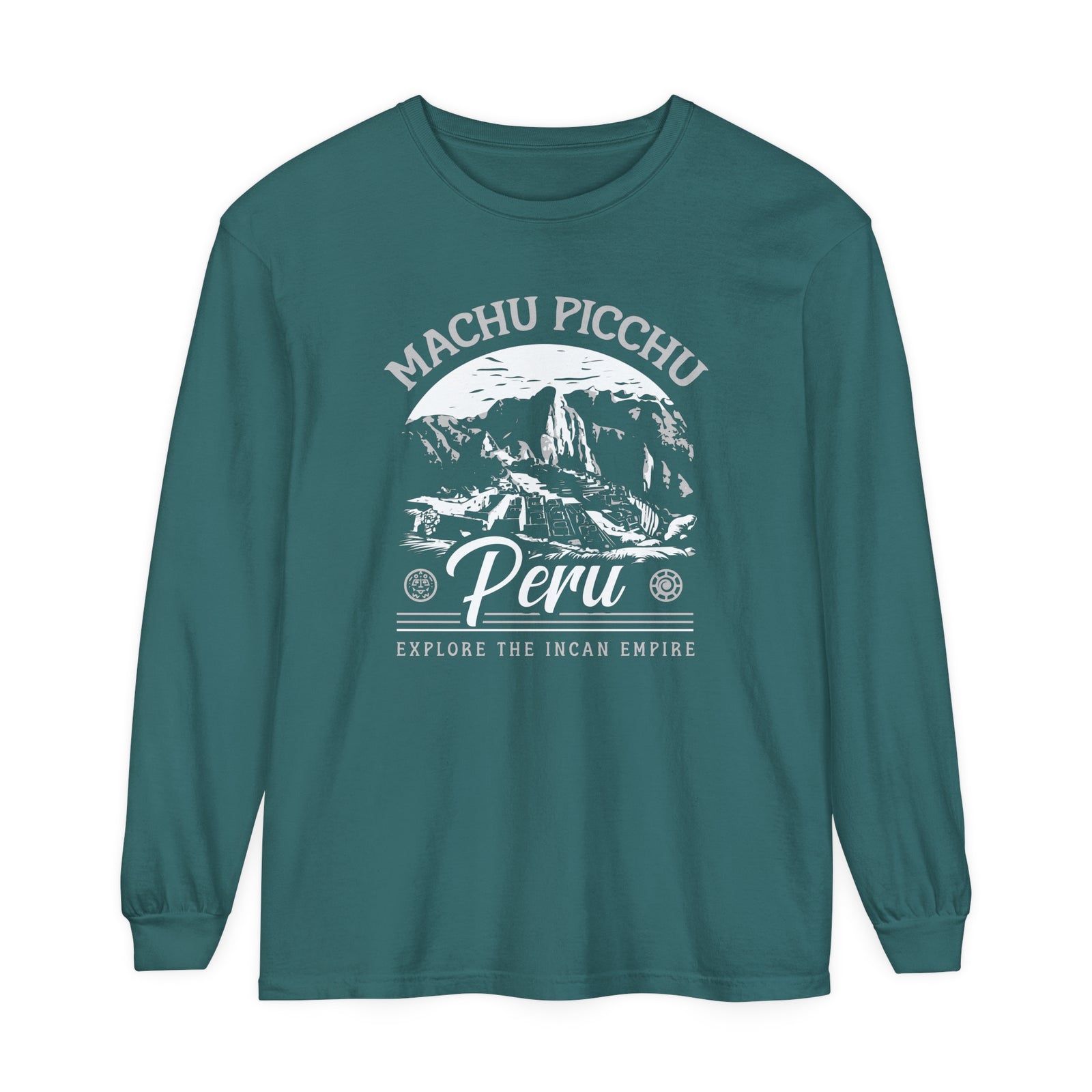 Machu Picchu Peru Comfort Colors Unisex Long Sleeve T-Shirt
