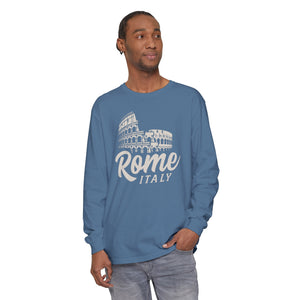 Rome Italy Comfort Colors Unisex Long Sleeve T-Shirt