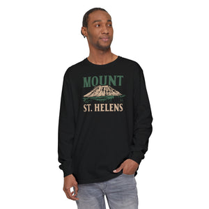 Mount St. Helens Washington Comfort Colors Unisex Long Sleeve T-Shirt