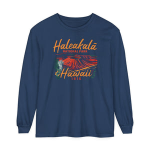 Haleakalā National Park Hawaii Comfort Colors Unisex Long Sleeve T-Shirt