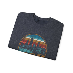 Chicago Skyline Illinois Gildan Unisex Crewneck Sweatshirt