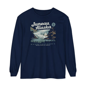 Juneau Alaska Comfort Colors Unisex Long Sleeve T-Shirt