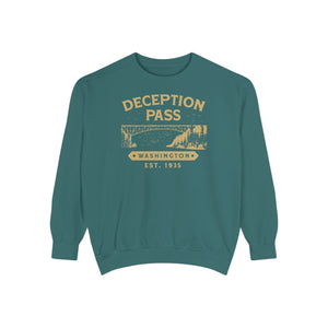 Deception Pass Washington Comfort Colors Unisex Sweatshirt