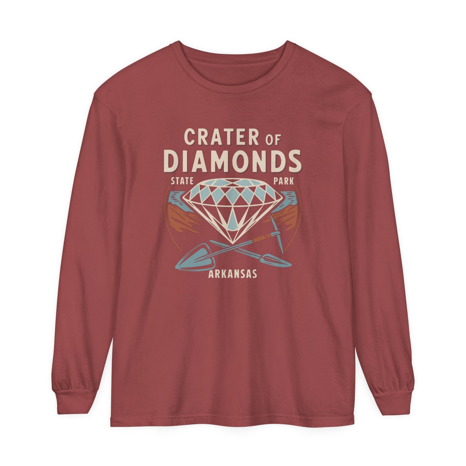 Crater of Diamonds State Park Arkansas Comfort Colors Unisex Long Sleeve T-Shirt