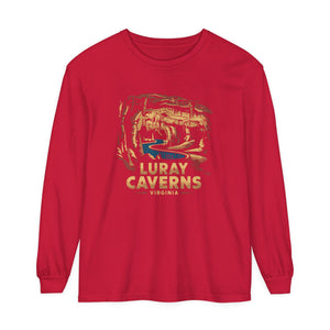 Luray Caverns Virginia Comfort Colors Unisex Long Sleeve T-Shirt