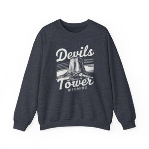 Devils Tower Wyoming Gildan Unisex Crewneck Sweatshirt