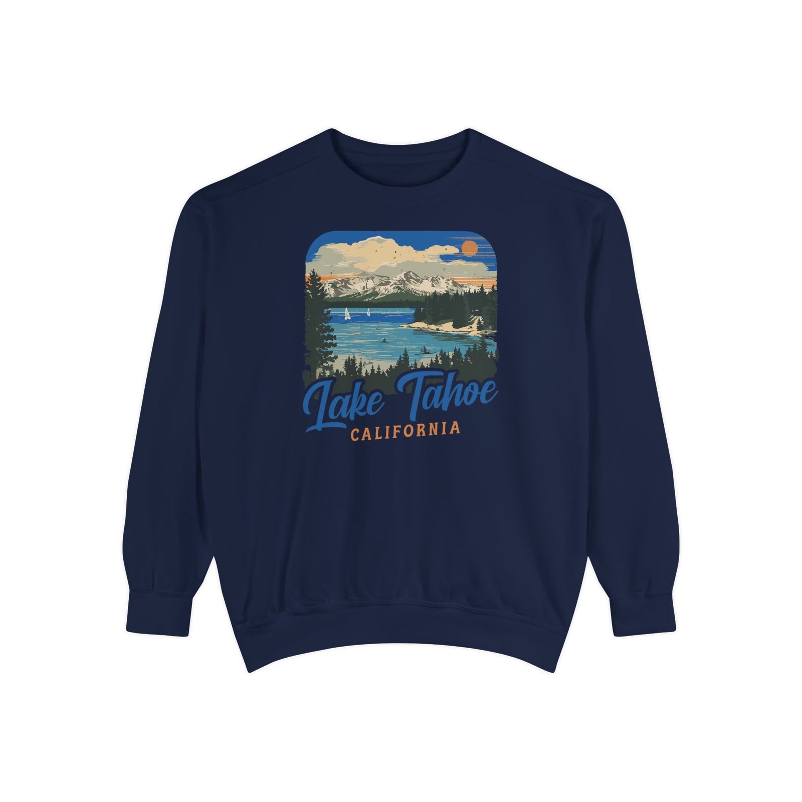 Lake Tahoe California Nevada Comfort Colors Unisex Sweatshirt