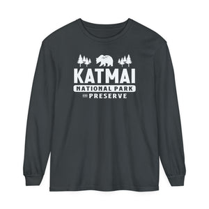 Katmai National Park Alaska Comfort Colors Unisex Long Sleeve T-Shirt