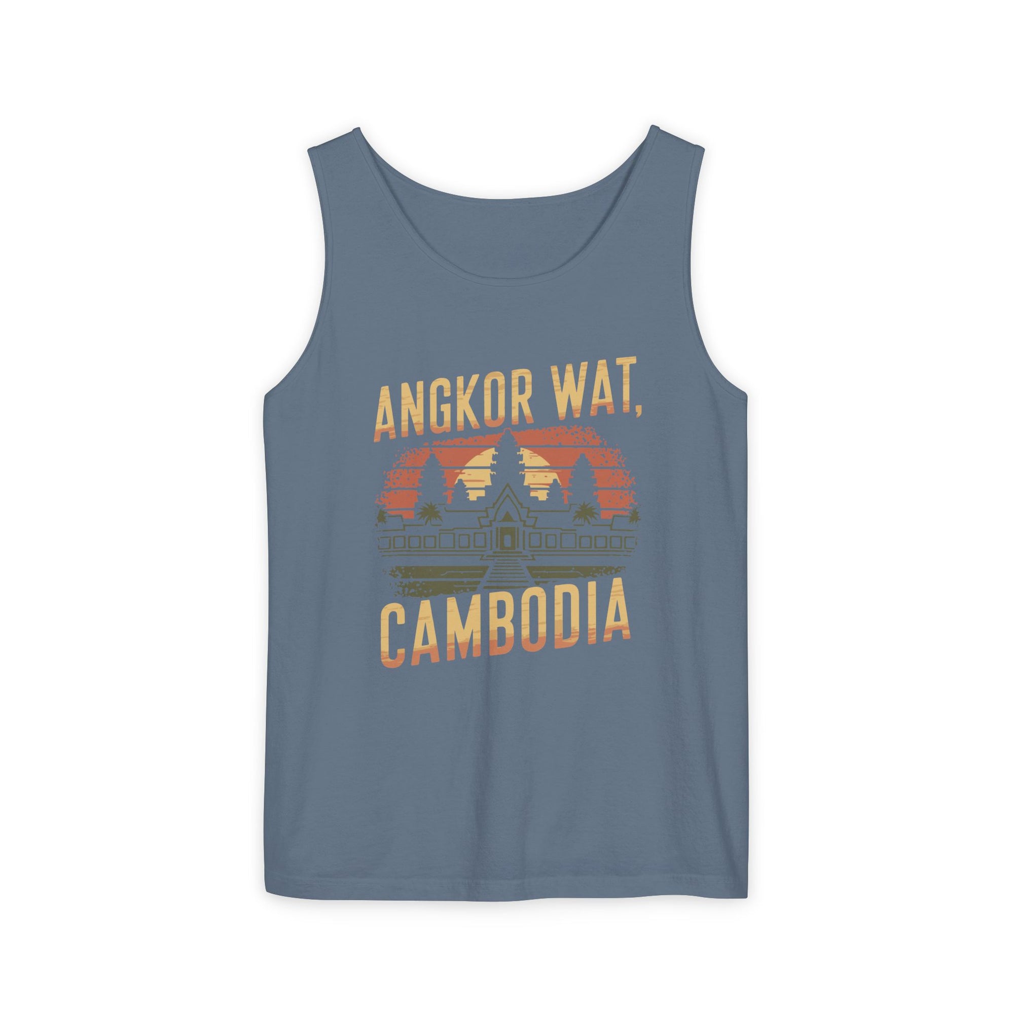 Angkor Wat Cambodia Comfort Colors Tank Top