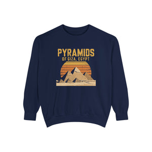Pyramids of Giza Egypt Comfort Colors Unisex Sweatshirt
