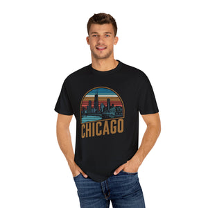Chicago Skyline Illinois Comfort Colors Unisex T-Shirt