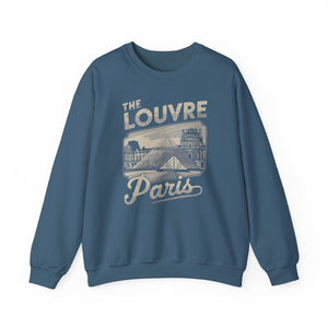 The Louvre Paris France Gildan Unisex Crewneck Sweatshirt