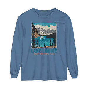 Lake Louise Banff National Park Alberta Comfort Colors Unisex Long Sleeve T-Shirt