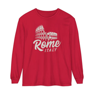 Rome Italy Comfort Colors Unisex Long Sleeve T-Shirt