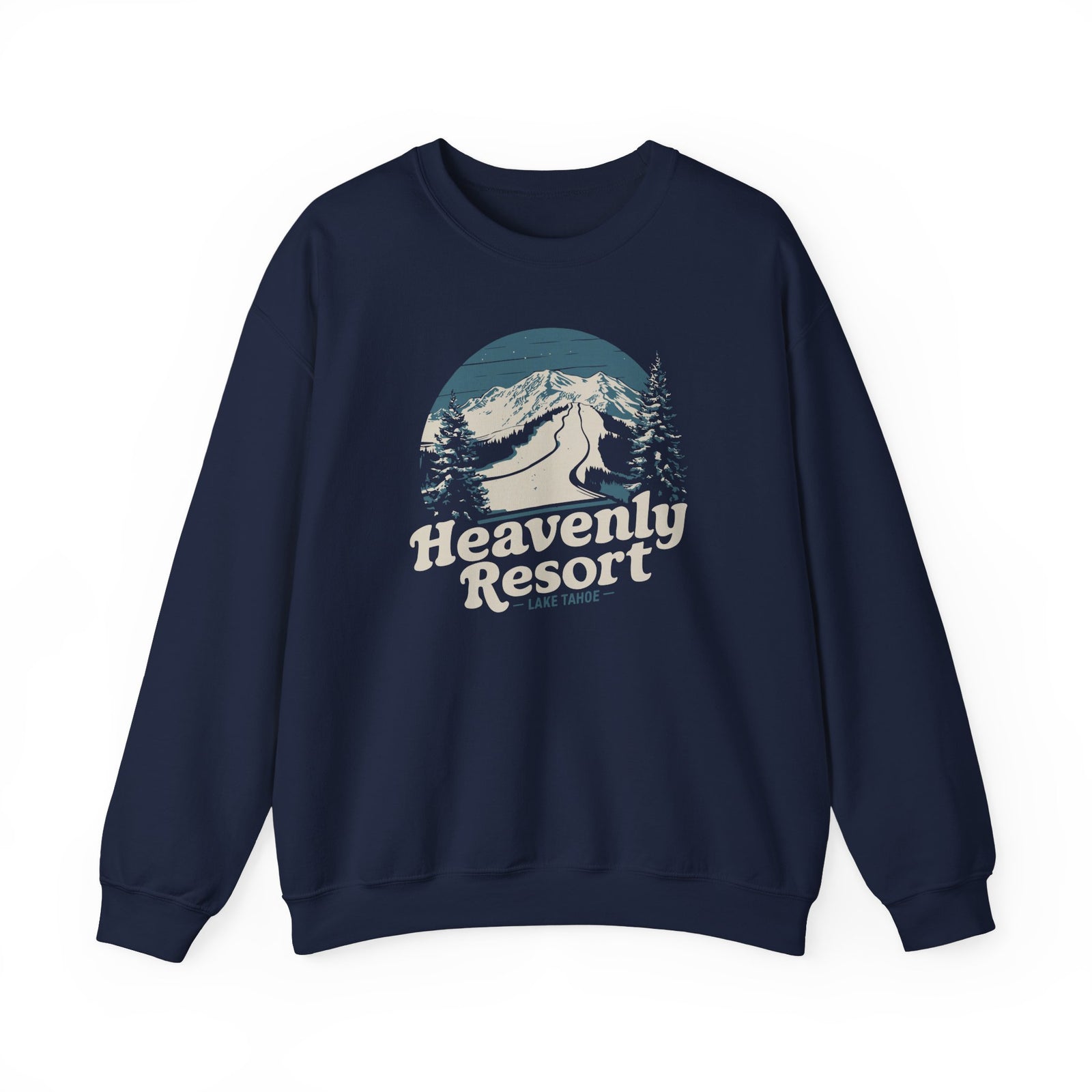 Heavenly Resort Lake Tahoe California Nevada Gildan Unisex Crewneck Sweatshirt