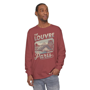 The Louvre Paris France Comfort Colors Unisex Long Sleeve T-Shirt