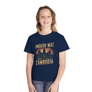 Angkor Wat Cambodia Comfort Colors Youth Kids T-Shirt