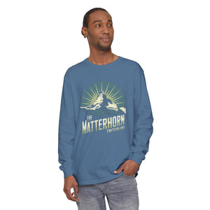 Matterhorn Switzerland Comfort Colors Unisex Long Sleeve T-Shirt