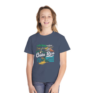 Costa Rica Comfort Colors Youth Kids T-Shirt
