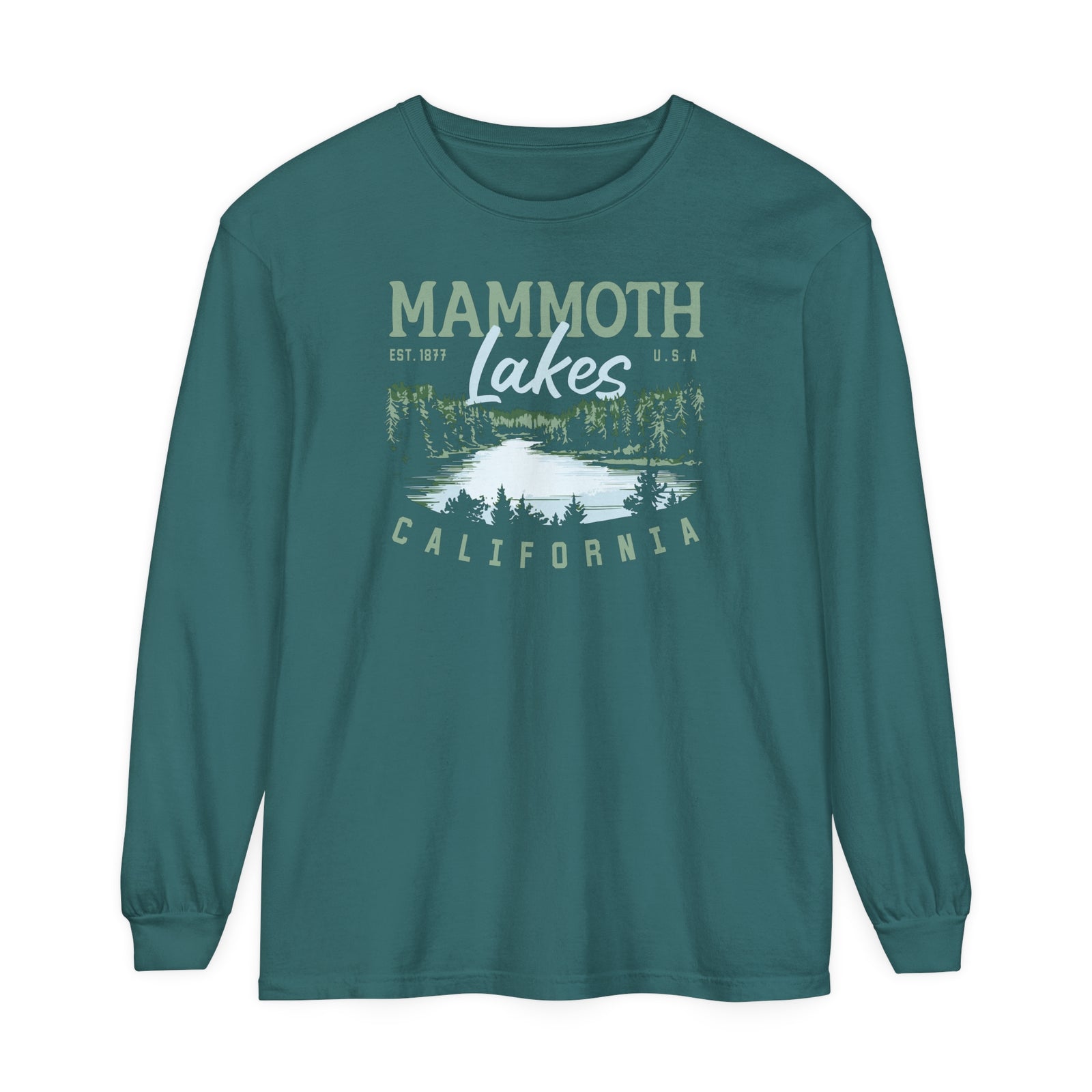 Mammoth Lakes California Comfort Colors Unisex Long Sleeve T-Shirt